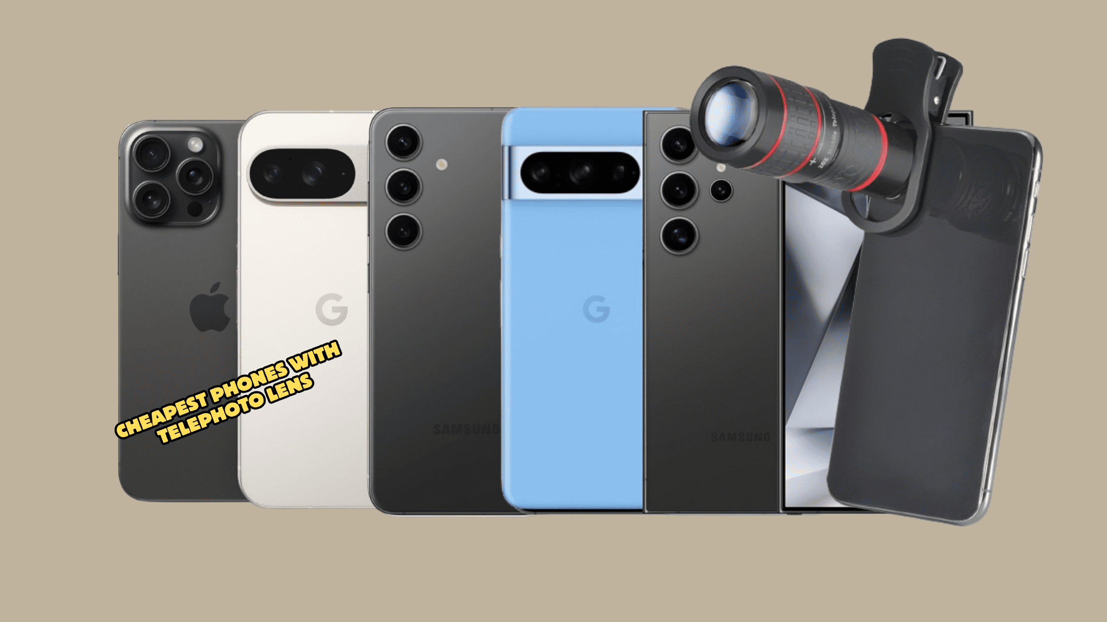 Cheapest Phones With Telephoto Lens